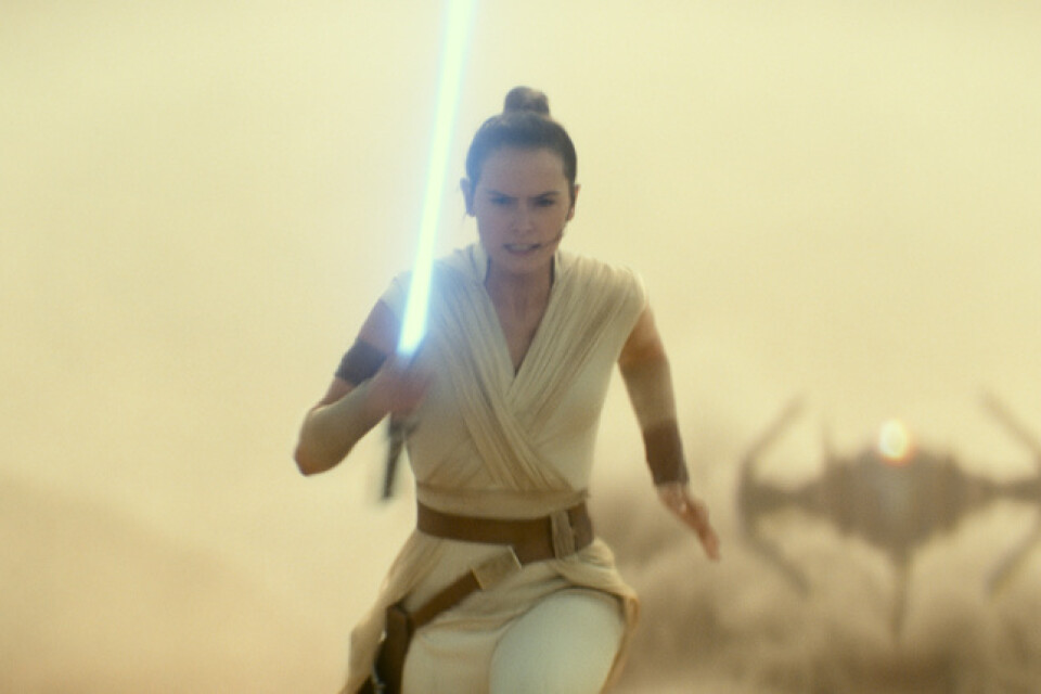 Daisy Ridley i "Star wars: The rise of Skywalker". Pressbild.
