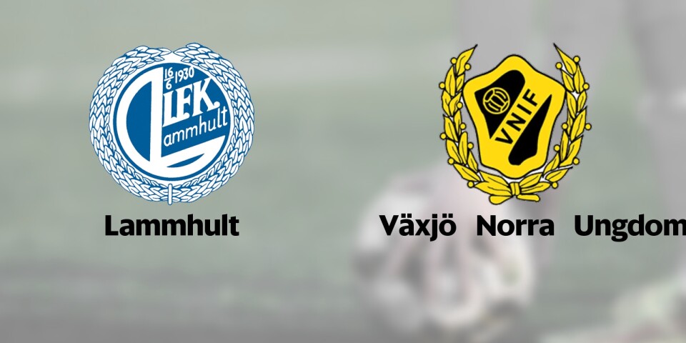 IFK Lammhult vann mot Växjö Norra Ungdom
