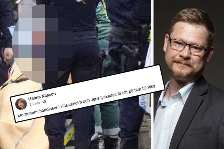 SD-politikern Jens fick uppdrag av Riks: Åk och filma polisdramat