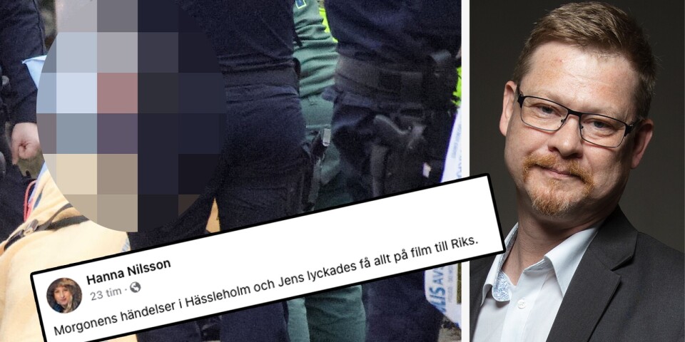 SD-politikern Jens fick uppdrag av Riks: Åk och filma polisdramat