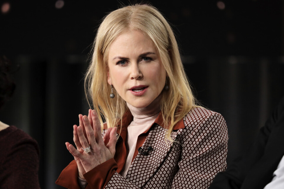 Nicole Kidman spelar en av huvudrollerna i kommande miniserien "The undoing", vars premiär har skjutits upp till hösten. Arkivbild.