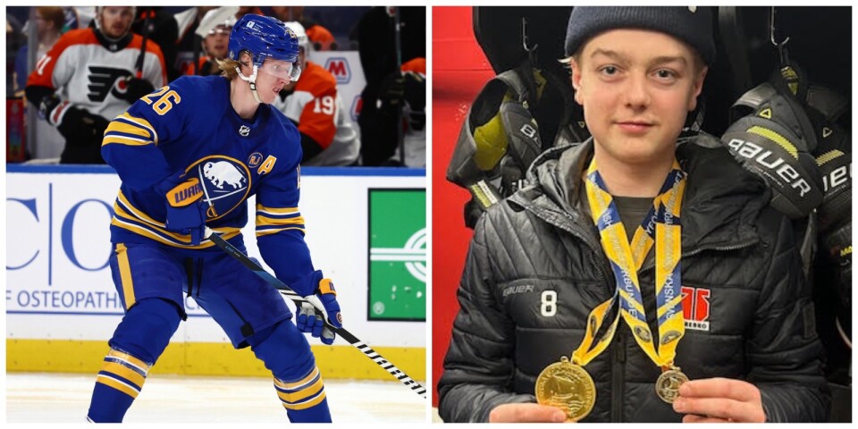 Axel, 15, klår NHL-stjärnor – supertalangen historisk