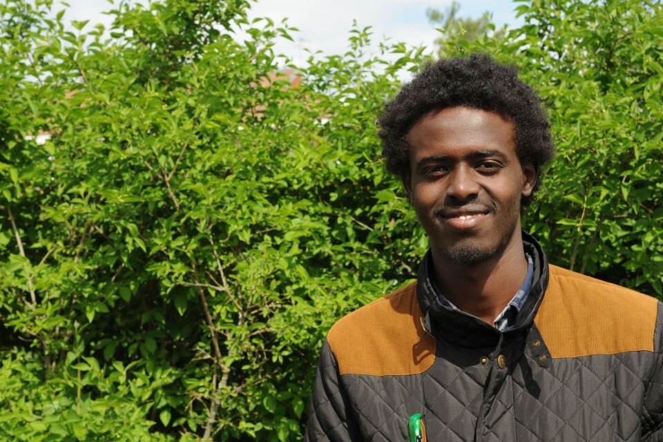 Sayidomar Nor, har bott i Sverige sedan 2009. Han har själv spelat fotboll och arrangerar nu Ramadan cup via föreningen Somali youth power.