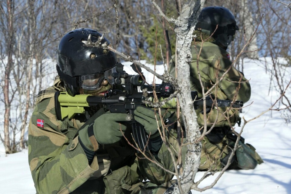 Norska soldater får dela med sig av sina kalsonger och andra underkläder. Arkivbild.