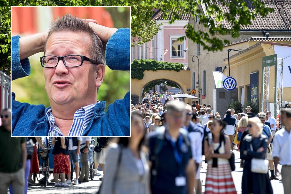 Stig-Björn Ljunggrens ledarskribent är självklart i Almedalen och direktrapporterar ...