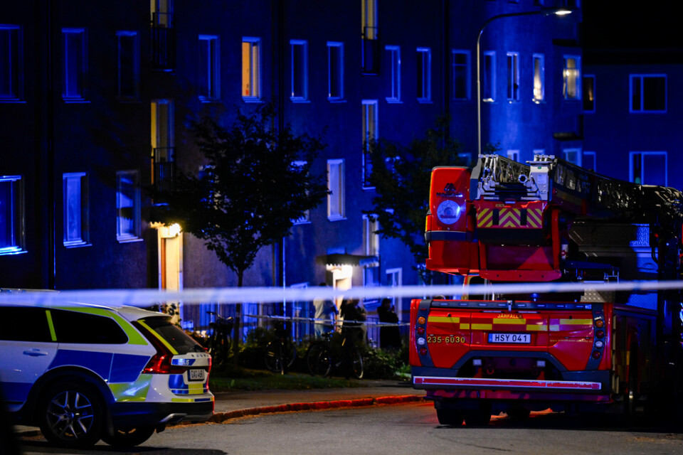 Explosionen inträffade på måndagskvällen i Hässelby strand i västra Stockholm.