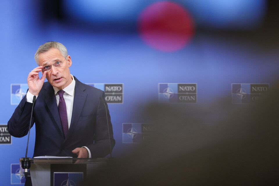 Natos generalsekreterare Jens Stoltenberg lägger bollen i Turkiets knä.