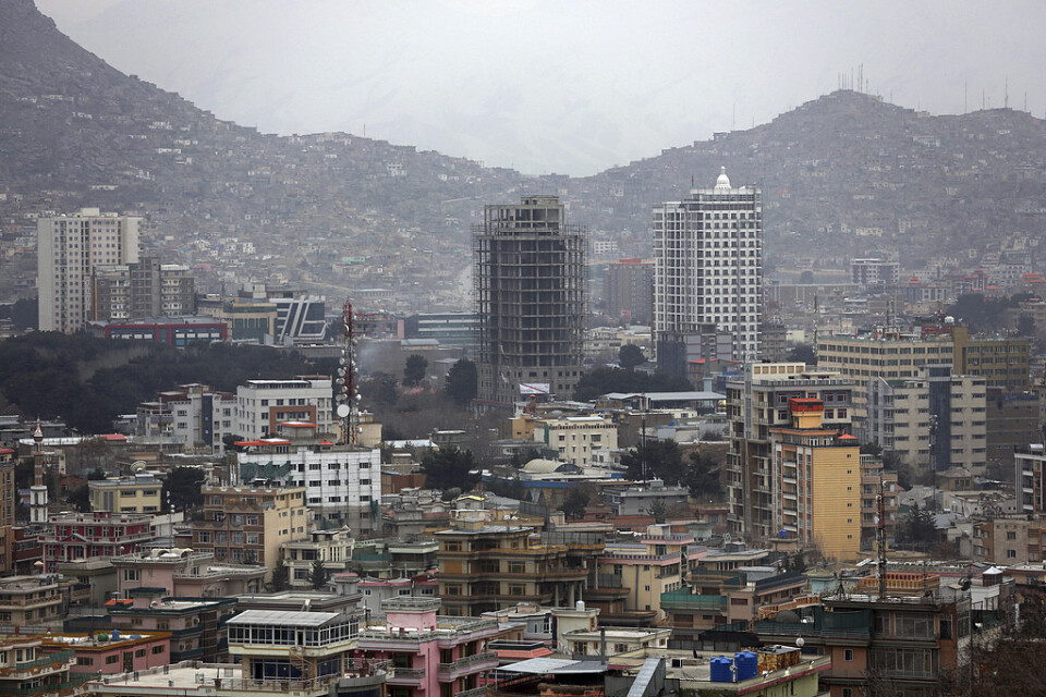 Afghanistans huvudstad Kabul. Arkivbild