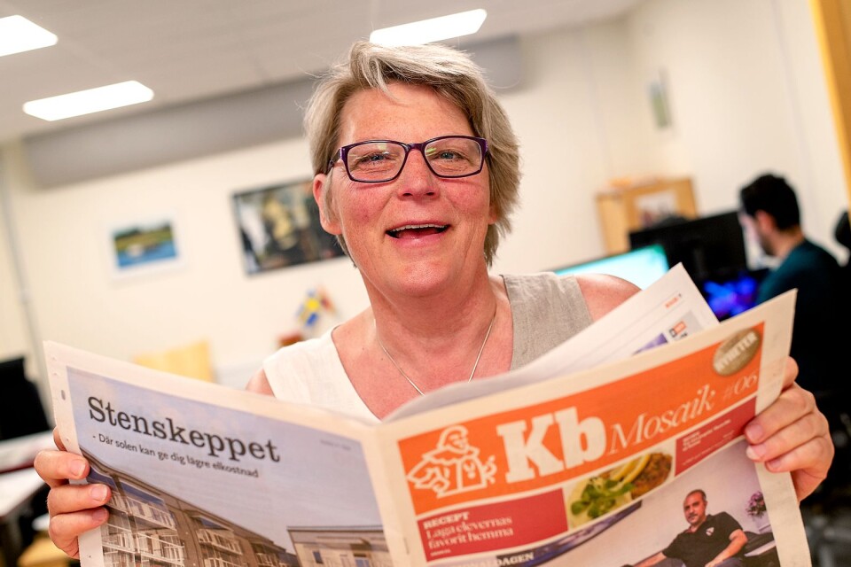 Kristianstadsbladets energiska redaktör Inga-Lill Bengtsson fyller 60 år.