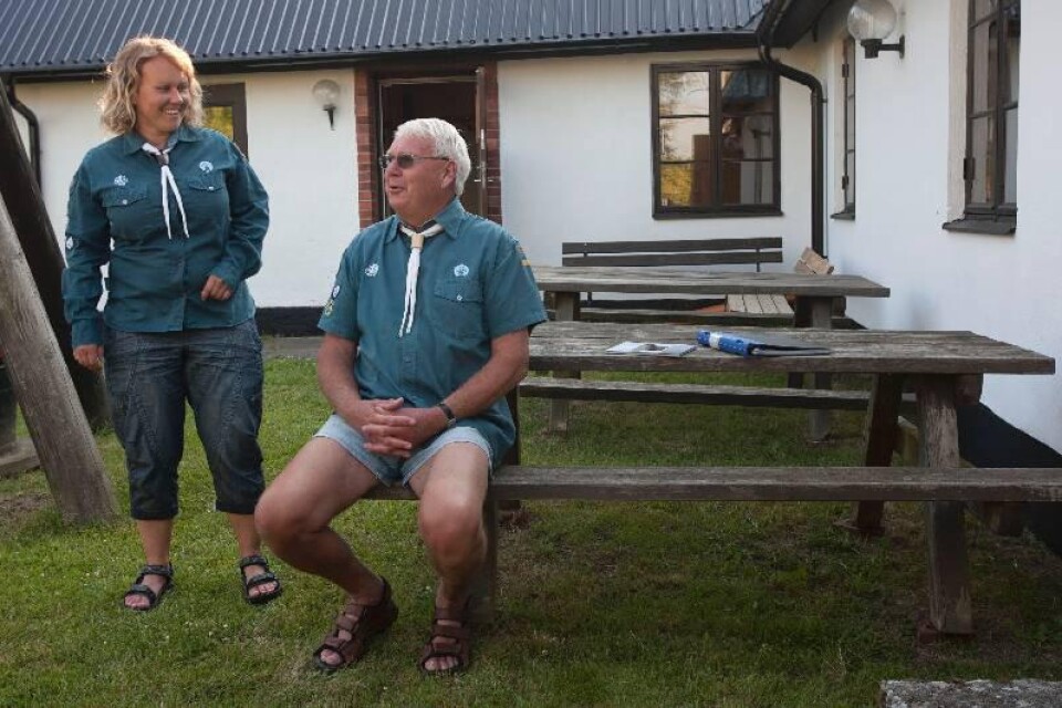 Maria Persson och Alf Johansson är två av ledarna som ska göra barnen sällskap på årets sommarläger.