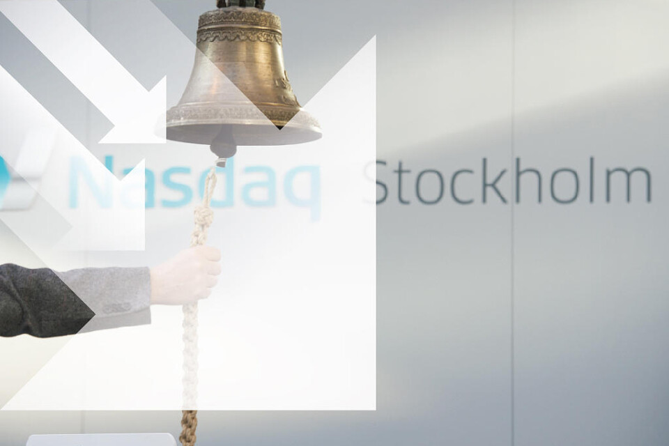 Stockholmsbörsen inledde den nya börsveckan med en rejäl nedgång: –2,3 procent. Arkivbild.