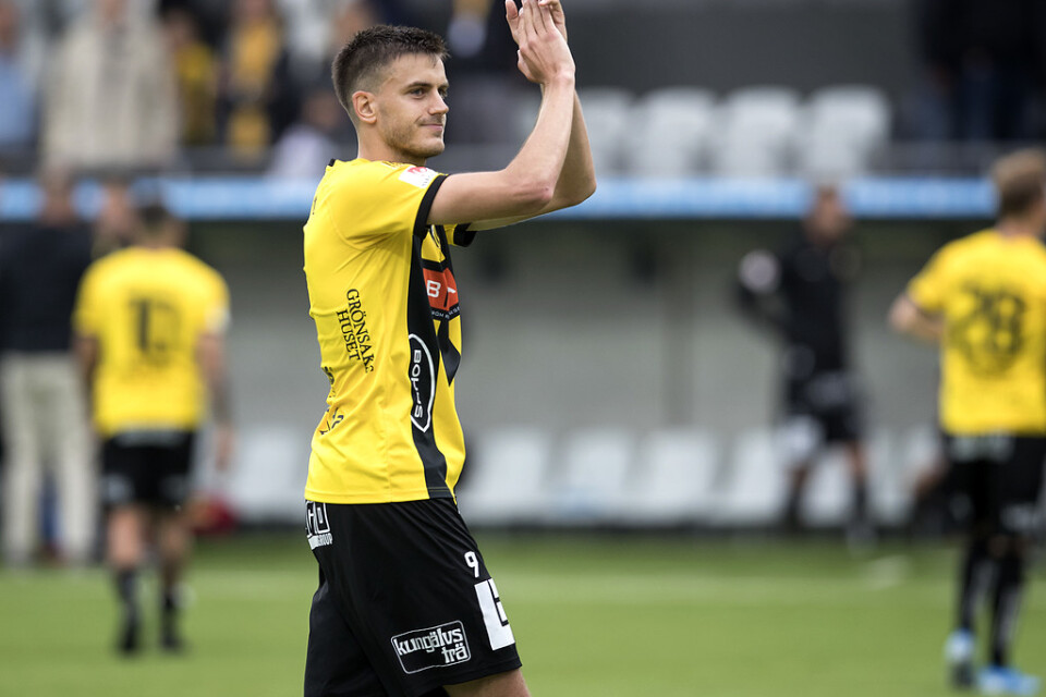 Alexander Jeremejeff lämnar Häcken för tyska Dynamo Dresden. Arkivbild.