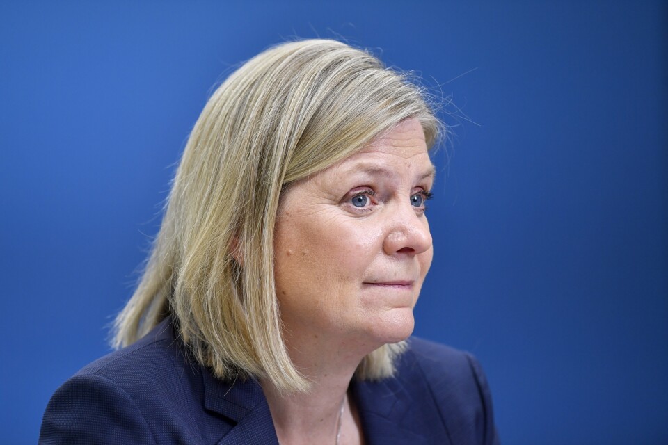 Finansminister Magdalena Andersson. Arkivbild