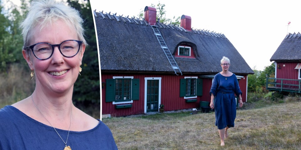 Sara har hittat hem – köpte arkitektritat hus i Tormestorp