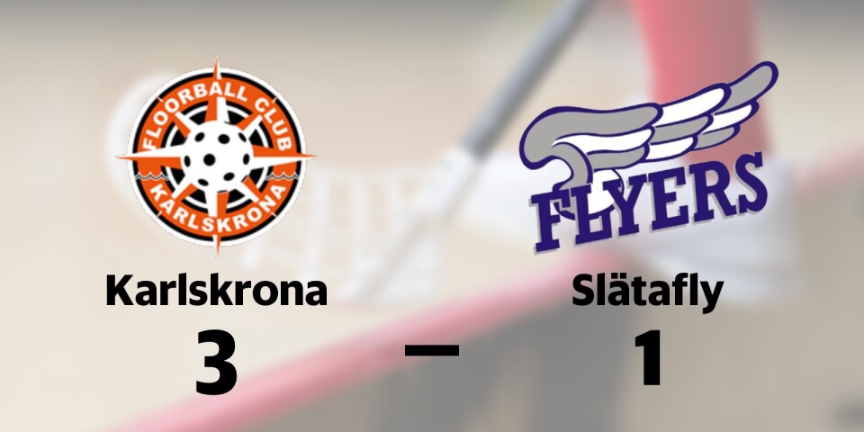 FBC Karlskrona vann mot Slätafly/ SK IBK