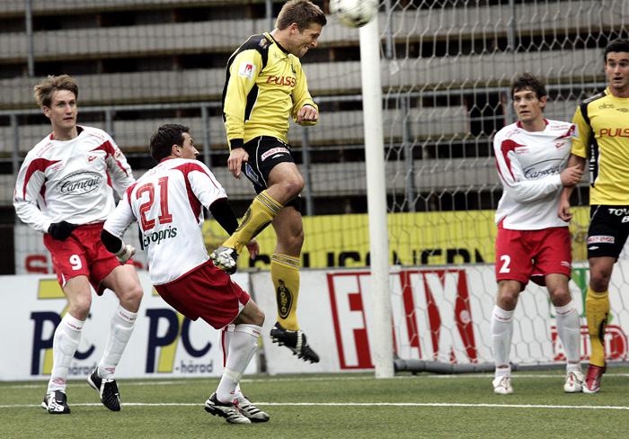 Anders använde skallen i vinsten mot Fredrikstad.