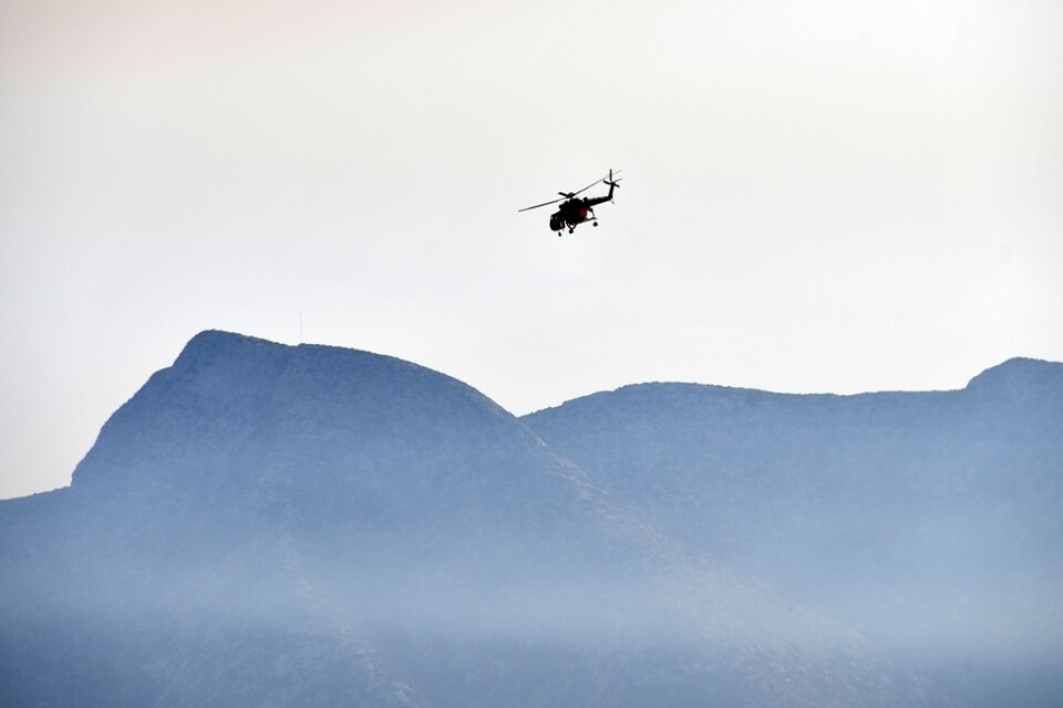 En helikopter har störtat i regionen Puglia i Italien. Arkivbild.