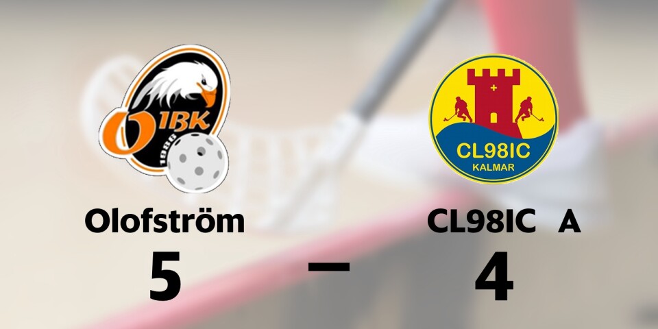 Olofström vann mot CL98IC A