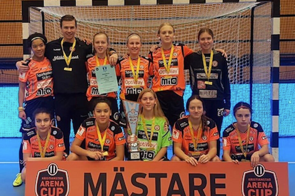 Kristianstads DFF vann F03-klassen i Kristianstad Arena Cup Futsal.