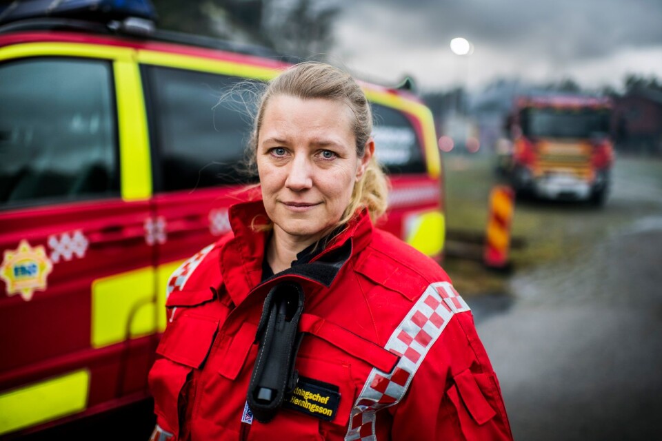 Anna Henningsson, räddningschef i östra Blekinge.