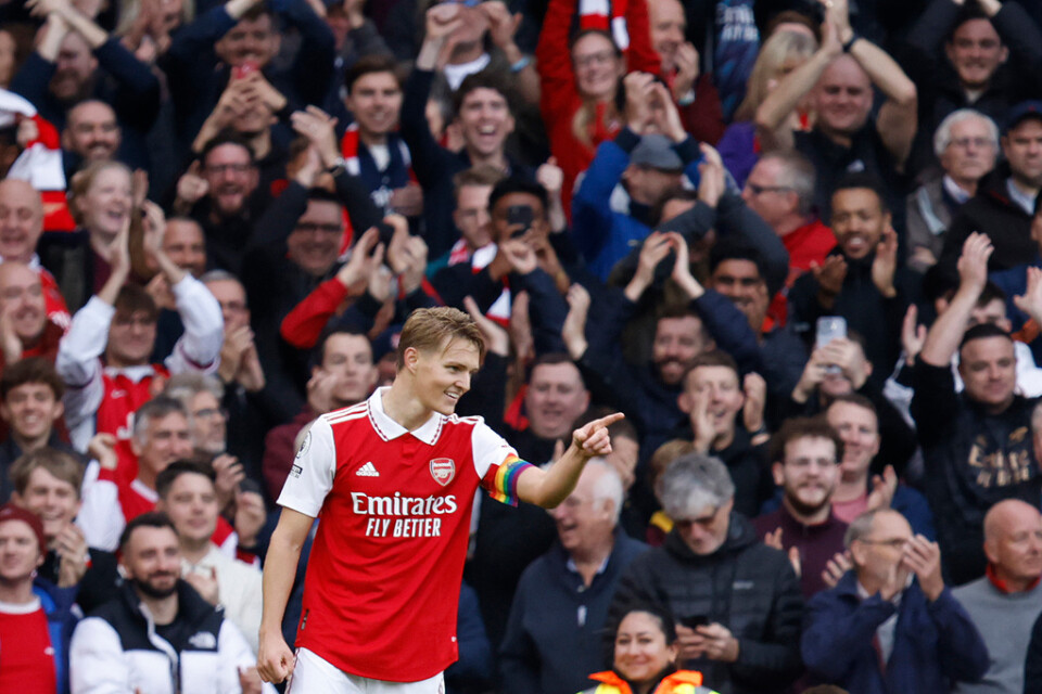 Martin Ødegaard låg bakom Arsenals seger.