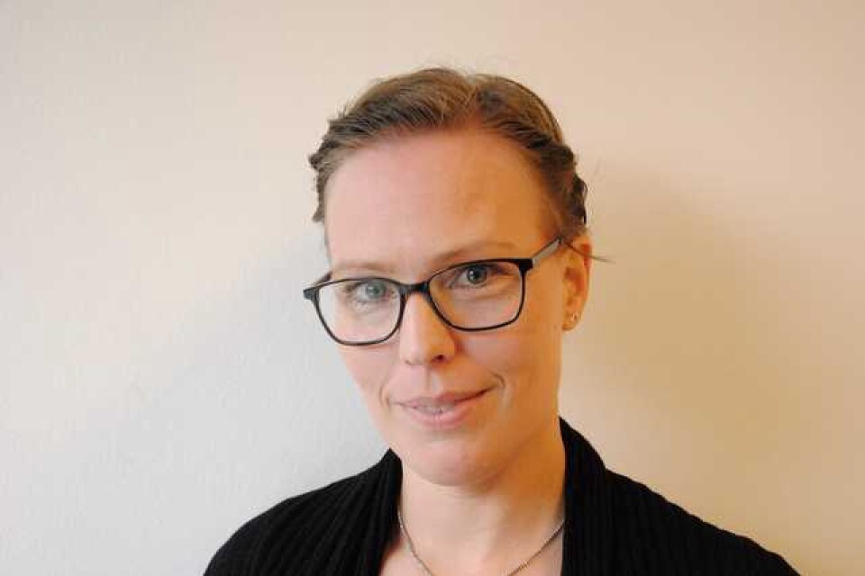 Caroline Wendel, Energi-och klimatrådgivare i Hässleholms kommun.  Foto: Eva Solér