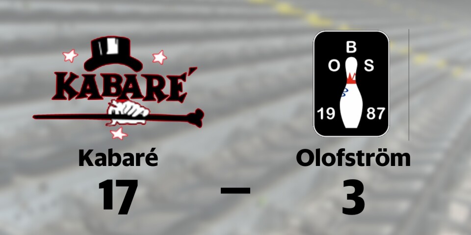 Kabaré BS vann mot Olofström