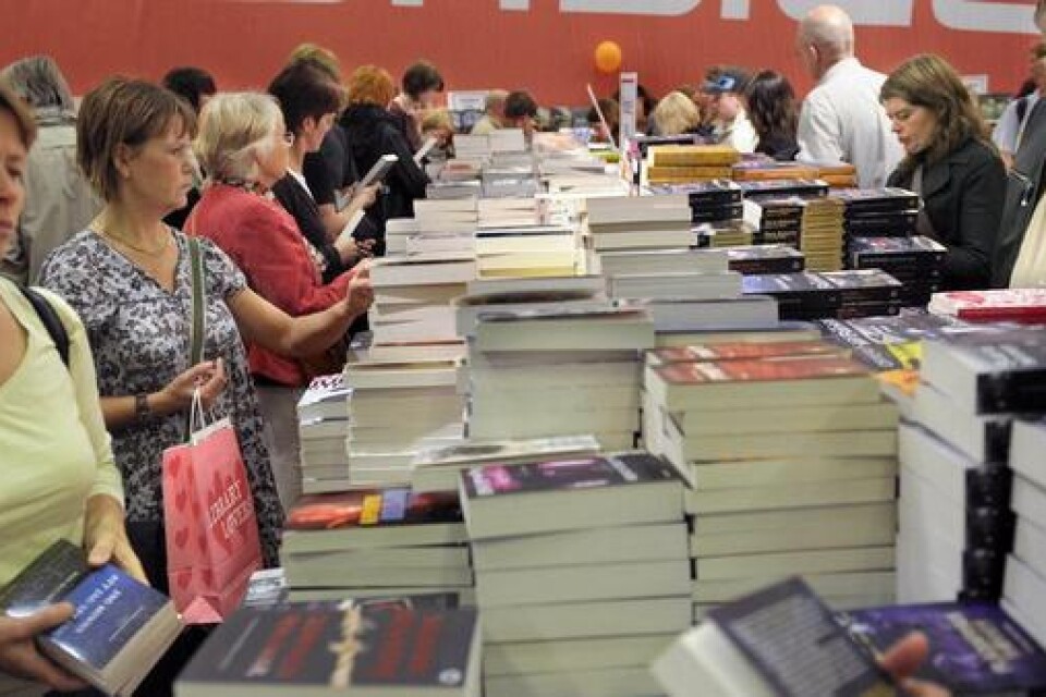 Bok- och biblioteksmässan i Göteborg lyckades inte toppa förra årets publiksiffror. Bild: Scanpix
