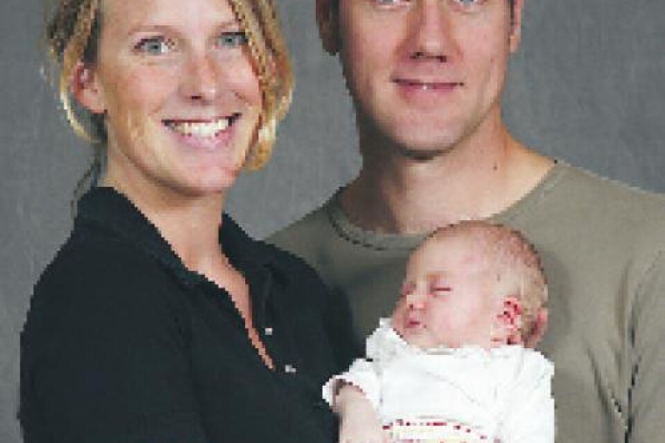 Pernilla Bjelkenbrant och Göran Fredriksson, Rödeby, fick den 27/9 en dotter Maja, som vägde 3 465 g och var 51 cm.