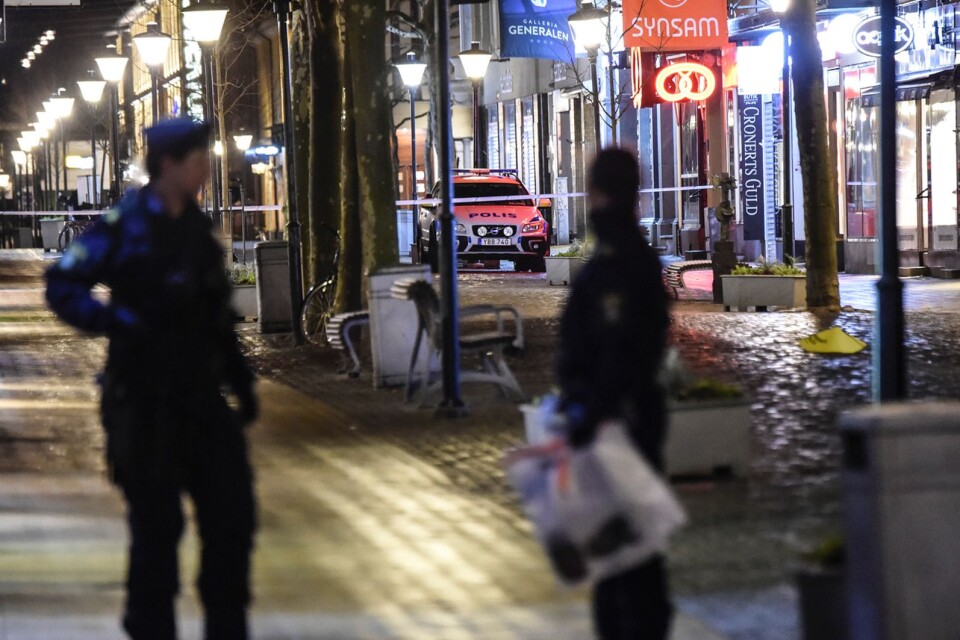 A 19-year-old stabbed his friend on Östra Storgatan in March.