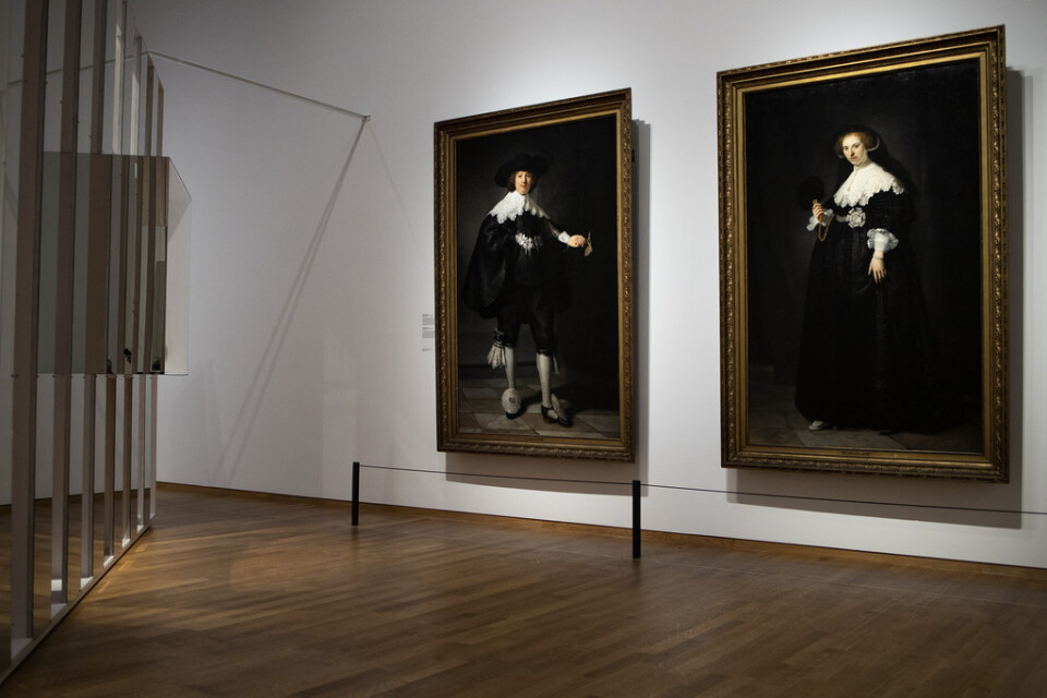 Rembrandts målningar har visats på bland annat Rijksmuseum i Amsterdam. Arkivbild.
