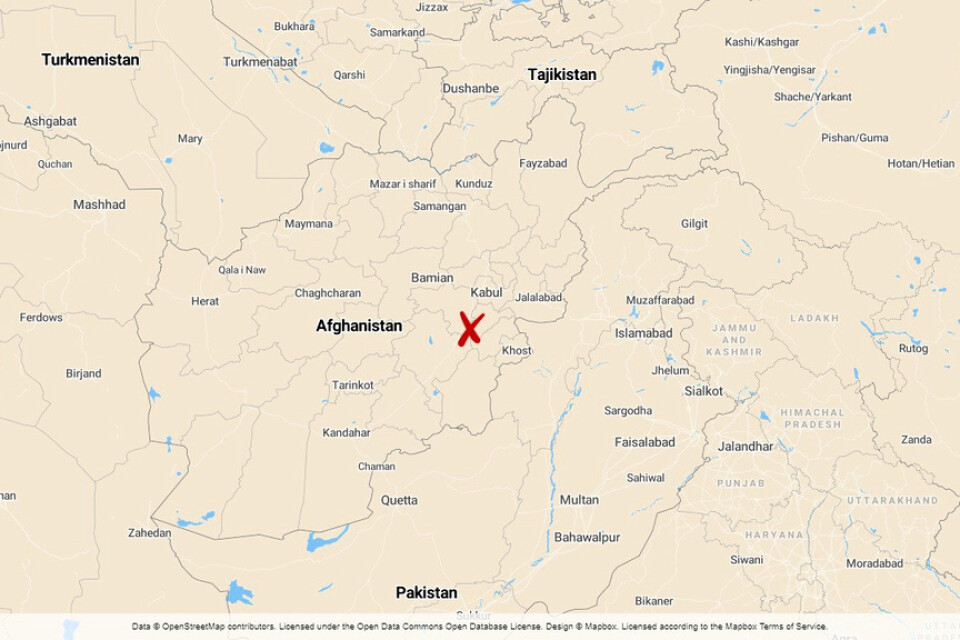 Explosionen inträffade nära Pul-e Alam, söder om Kabul.