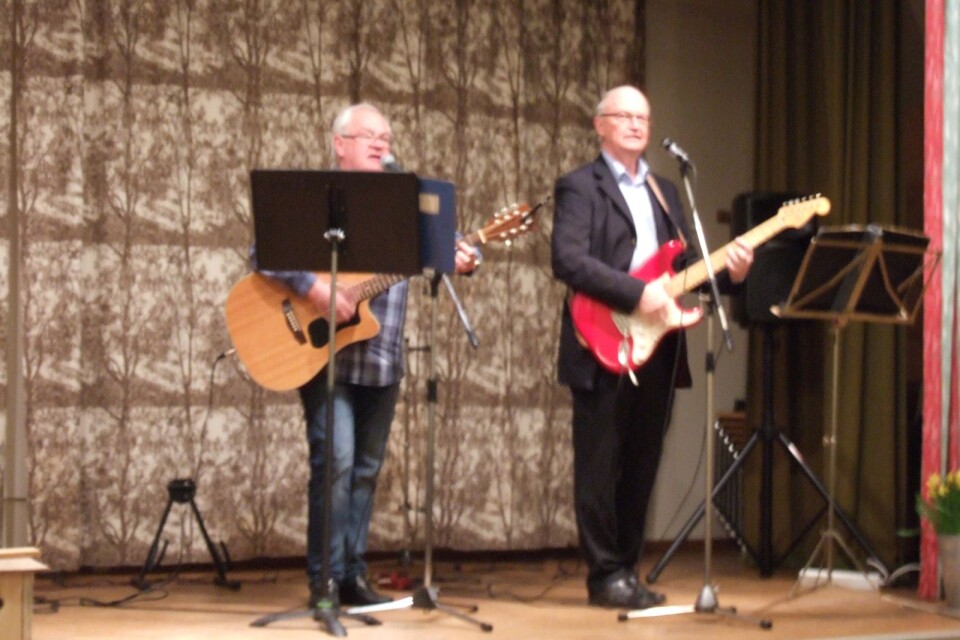 musiker, Sten- Åse Andersson och Lars Löttiger.
