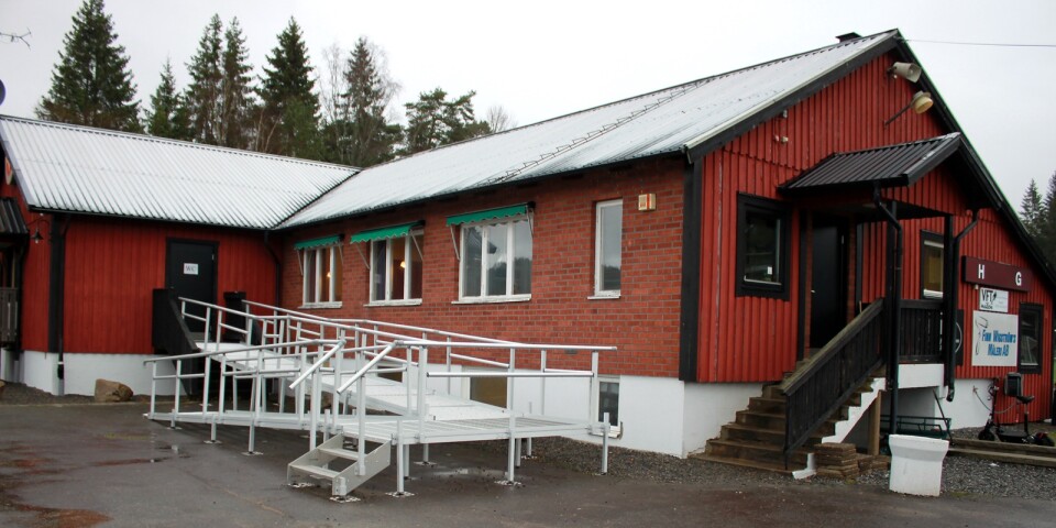 Hestrafors IF:s klubbstuga vid Brandshed är startpunkt för en av etapperna på Sjuhäradsleden.