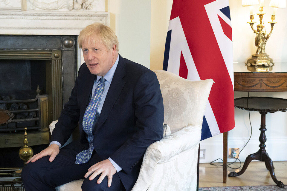 Brittiske premiärministern Boris Johnson vill omförhandla förslaget till brexitavtal. Arkivbild.