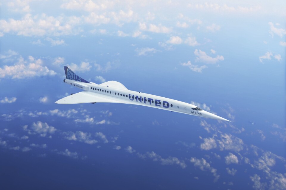 Flygbolaget United köper in överljudsplan från Boom Supersonic. Arkivbild.