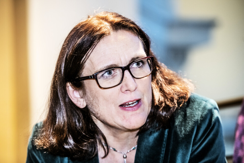 Cecilia Malmström ser en svår väg tillbaka, men utan internationell handel och relationer mellan länder så går det inte. Arkivbild.