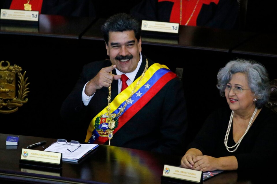 Nicolás Maduro, den venezuelanska regimens ledare.
