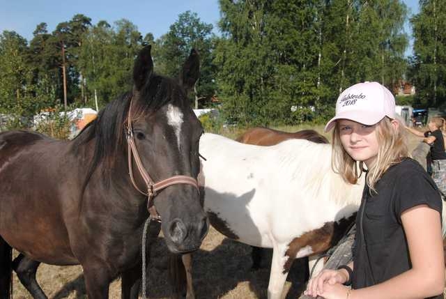 Hästtokiga Leonora Von Holst besökte Falsterbo Horse Show i veckan. Foto: Alice Hermansson