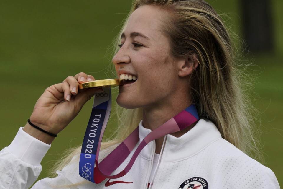 Amerikanskan Nelly Korda vann damernas golftävling i OS.