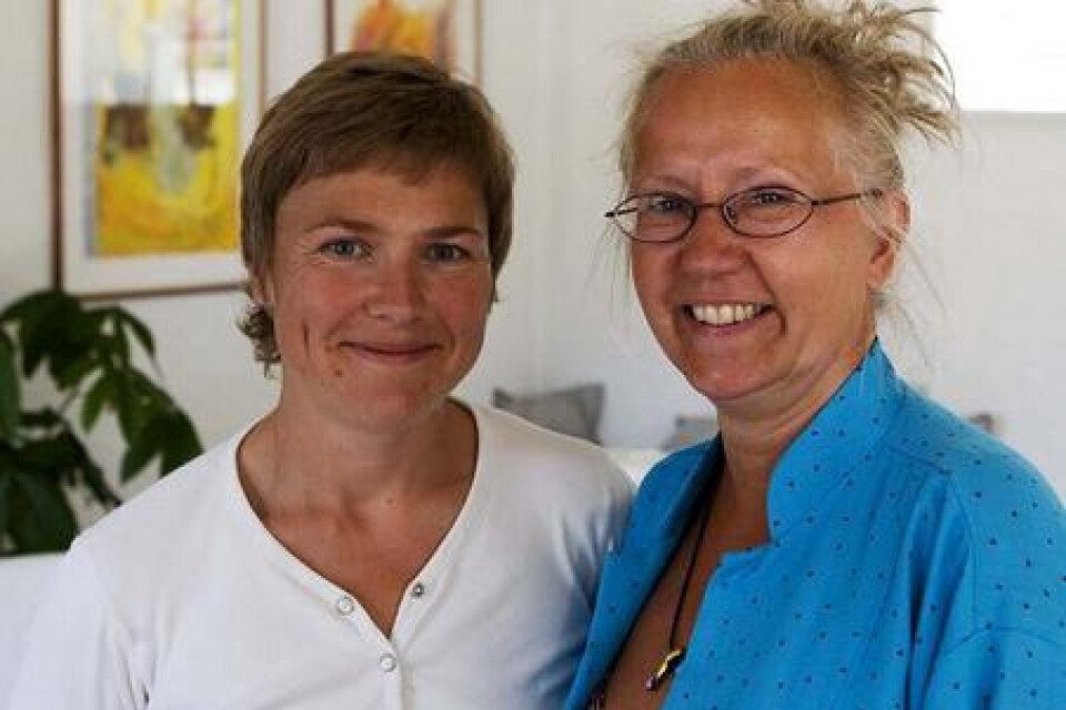 Egenföretagarna Sofie Tursé och Brit Mari Billström ska få mentorer till sitt företag.