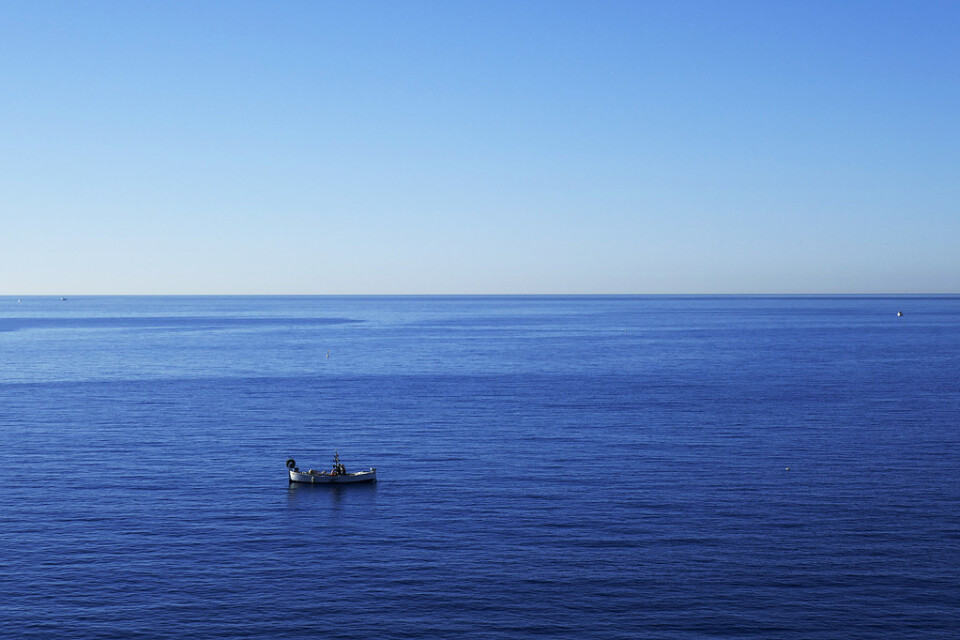 En fiskebåt på Medelhavet utanför franska Nice. Arkivbild.