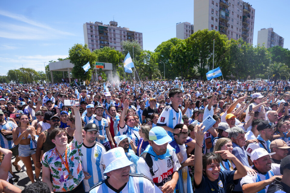 En ung man har bekräftats död av det argentinska VM-guldfirandet.