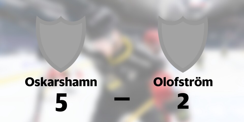Olofström förlorade borta mot Oskarshamn