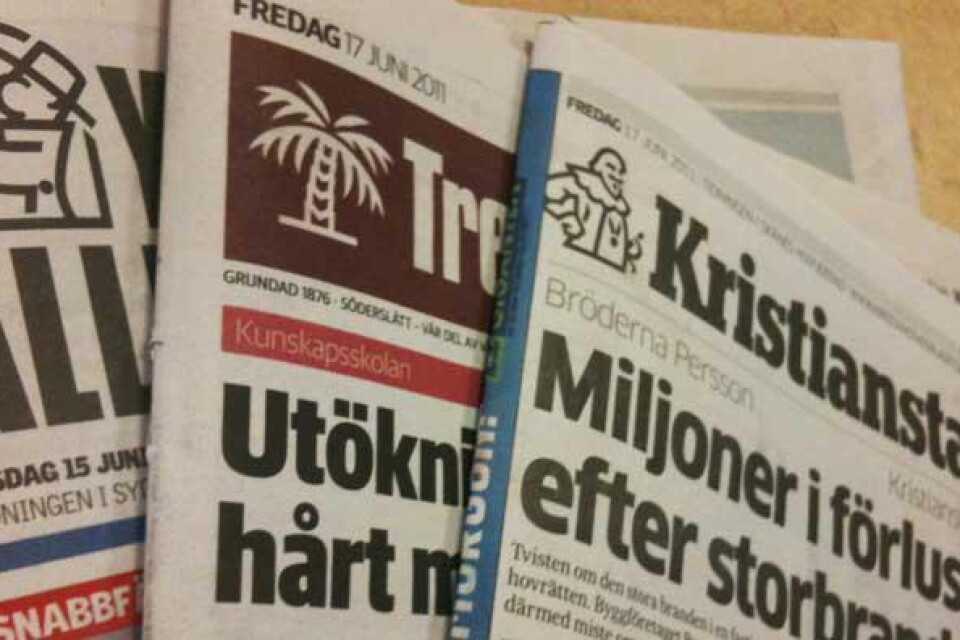 Bonnier säljer Ystads Allehanda, Trelleborgs Allehanda och Kristianstadsbladet till Gota Media.