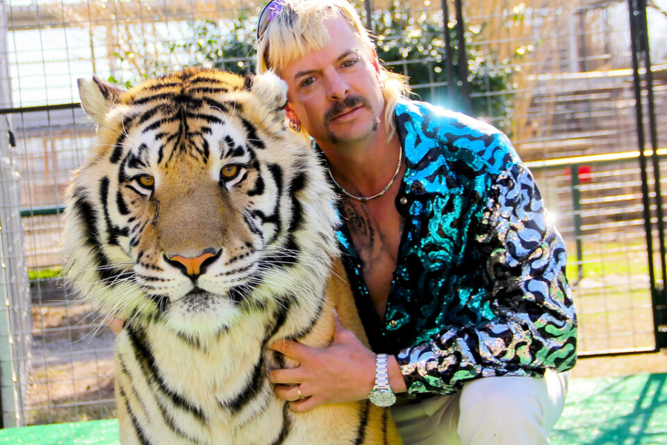 Joe Exotic blev känd genom serien "Tiger king" och har nu drabbats av cancer. Pressbild.