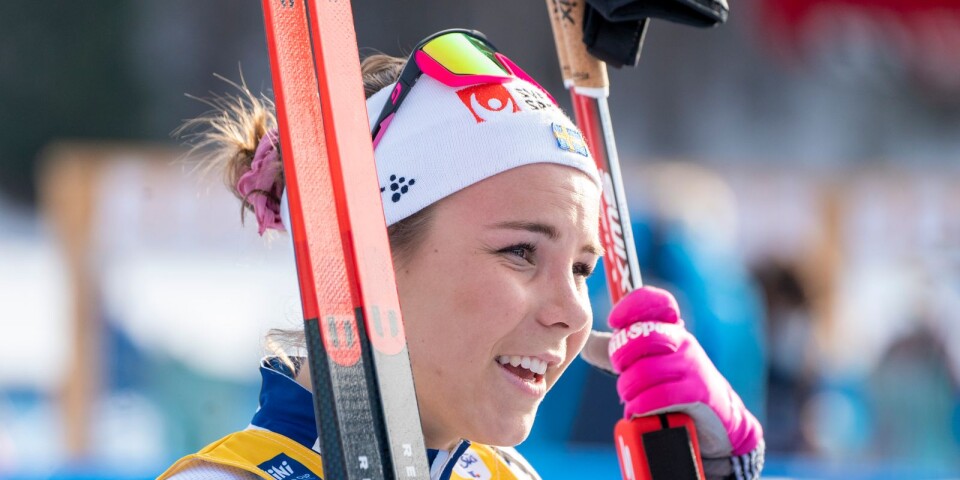 Johanna Hagström under Tour de Ski.