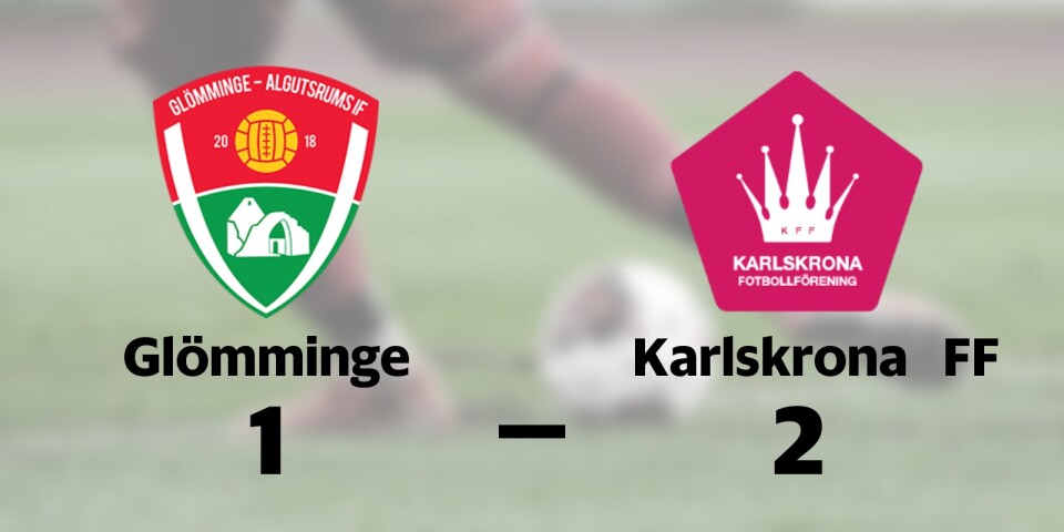 Karlskrona FF fortsätter att vinna