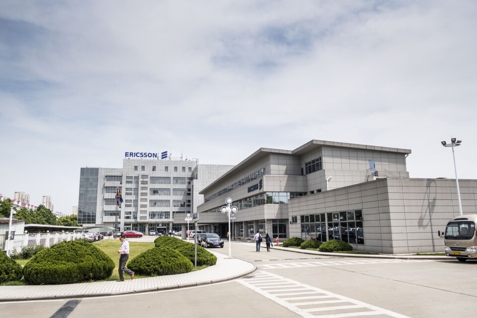 Ericssons fabrik i Nanjing i Kina är en av bolagets största. Arkivbild.