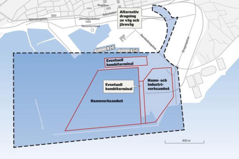 Nya planer för hamnen i Ystad.